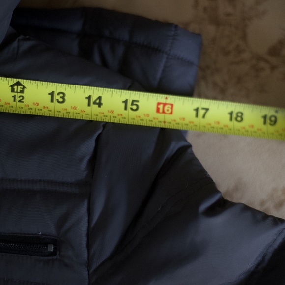 MICHAEL Michael Kors Detachable Hooded Down/Feather Maxi Puffer Gray Jacket XS - Picture 16 of 16